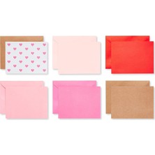 American Greetings Zarflı Boş Kartlar, Kalp Mektup Kağıdı, 200 Adet