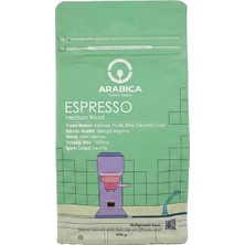 Arabica Coffee House Espresso Kahve 1 kg Öğütülmüş Kahve Taze Kavrulmuş