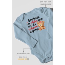 Morivo Kids Anneye Özel Uzun Kollu Bebek Body %100 Pamuk