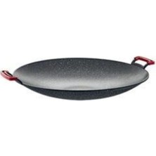 Oms Granit Saç Kavurma Tava 40 cm Gri Renk