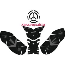 Aras Reklam ve Moto Aksesuar Rks Srk 450 Ra 2025 Uyumlu Tank Pad Seti