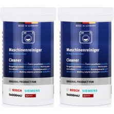 Bosch 00311925 Çamaşır Makinesi Temizleyici 2'li Paket