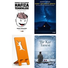 Karma Kitaplar Öğrenmeyi Kolaylaştıran Hafıza Teknikleri - Oğuz Saygın + Kuzey Işıklarının Şarkısı + Telefon Tutucu + Bir Kar Tanesi