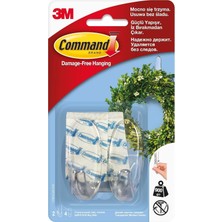Command 17091 Şeffaf Askı, Orta Boy