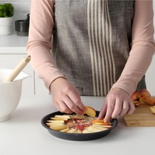 Cook-Lab 24 cm Siyah Emaye Kaplı Kek ve Tart Kalıbı Siyah