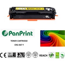 PanPrint Canon CRG-067 Sarı Chipli Muadil Toner
