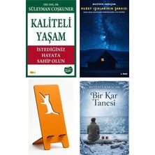 Tutku Yayınevi Kaliteli Yaşam -Istediğiniz Hayata Sahip Olun - Süleyman Coşkuner + Kuzey Işıklarının Şarkısı + Telefon Tutucu + Bir Kar Tanesi