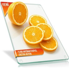 Decovetro Cam Kesme Tahtası ve Sunum Tablası Natural Saydam 20 x 30 cm
