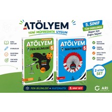 Arı 5. Sınıf Atölyem Matematik + Fen Bilimleri Soru Bankası Seti (2 Kitap)