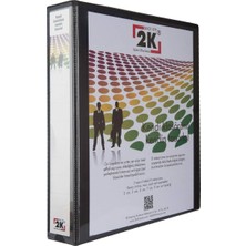 2k 05-2d-S 2 Halka D Mekanizmalı Klasör Kutu Içi, Siyah, 5 Cm, 10 Adet