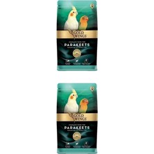 Gold Wings Paraket, Sultan ve Cennet Papağanı Yemi 1 kg x 2 Adet