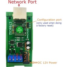Mucize ET69C02 Modbus Rtu Master Slave Client Server Mqtt Plc Için RJ45 Ip Ethernet Ağ Veriyolu Dönüştürücü RS485