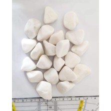 Beyaz Dolomit Doğal Dekoratif Taş 1-2 cm 5 kg