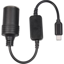 Type-C 5 Volt To 12 Volt Çakmak Fi̇ş Çevi̇ri̇ci̇