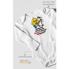 Morivo Kids Anneye Özel Uzun Kollu Bebek Body %100 Pamuk