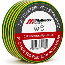 Mutlusan 4 Ad Sarı-Yeşil Pvc Elektrik Izolasyon Bandı