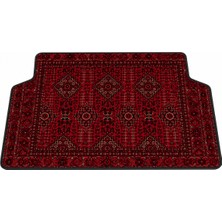 Oem Şark Köşesi Türk Halısı Motifli Premium Bagaj Halısı (Kırmızı)