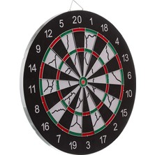Delta Flocked Dart Seti 45 cm (18 Inç) Büyük Boy + 6 Dart Oku (18 Gr) Hedef Tahtası