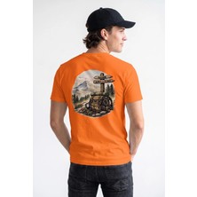 Unisex Regular Fit %100 Pamuk Bisiklet Yaka Premium Baskı Tişört