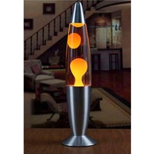 Bilger Büyük Boy Lav Lambası Lava Lamp 41 Cm, Sarı, 10 x 10