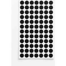 Yuvarlak Etiket Siyah 15 mm -1.890 Adet- Renkli Etiketler, Yapışkan Noktalar, Renkli, Çok Amaçlı Etiketler, Renkli Noktalar, Etiketler, Yuvarlak, Kendinden Yapışkanlı Çıkartma