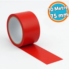 Kırmızı Tamir Bandı 75MM X10MT Suya Dayanıklı Güçlü Yapışkan Bant Izolasyon Onarım Kull