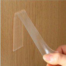 Tineke Çift Taraflı Nano Bant Süper Güçlü Şeffaf Çift Taraflı Bant 2cm 3 Metre