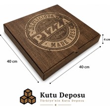 Kutu Deposu 40X40X4 cm Pizza Kutusu (100 Adet)