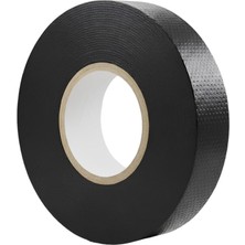 Kendinden Kaynayan Silikon Soğuk Sarma Eriyen Bant 19MM x 5m Tekli Hava Su Elektrik Izolasyonu Siyah