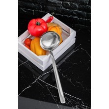 Cooker Milas Paslanmaz Çelik 27 cm Kepçe, Gümüş