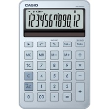 Belirtilmemiş Casio Ms-200Dq-Bu 12 Hane Buz Mavisi Masa Üstü Hesap Makinesi