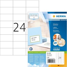 Herma Premium Lazer Etiket A4 100 70X37 Beyaz