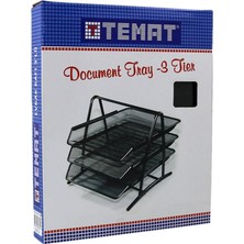 Temat 6300 Üçlü Evrak Rafı