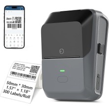 Çok Amaçlı Bluetooth Destekli Taşınabilir Akıllı Termal Etiket Yazıcısı