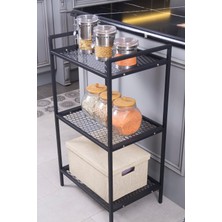 Mudesa MDS3TELS001 Metal Mutfak Malzeme Dolabı Metal Organizer Dekoratif Çok Amaçlı Raf