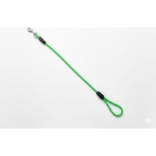 130 cm Sabit Ip Köpek Gezdirme Kayışı – Dayanıklı Halat Tasma, Metal Klipsli (Yeşil)