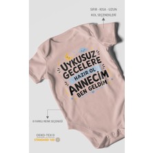 Morivo Kids Anneye Özel Kısa Kollu Bebek Body %100 Pamuk