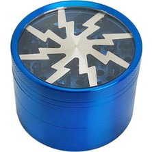 Mavi 63 Mm. Tütün Baharat Herbal Öğütücüsü Parçalayıcı PT55