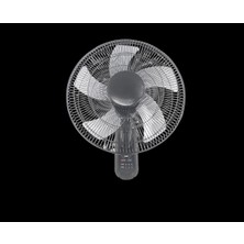 Duvar Vantilatörü Kumandalı Siyah 50 Watt