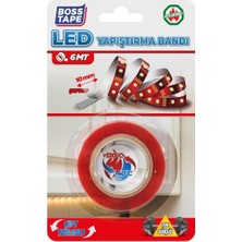 Boss Tape LED Serit Yapistirma Bandi, Seffaf