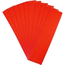 Artlantis Renkli Krapon Kağıdı 50X200 cm 10 Adet Renkli Grapon Kağıdı Okul Sınıf Etkinlik Kr
