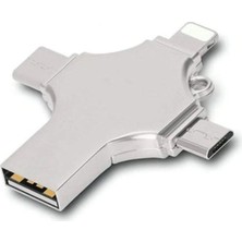 Mudanis Otg 4in1 Cep Telefonu Çok Fonksiyonlu USB Flash Bellek 64 GB Type-C, Micro Sd ve Kart Okuyucu