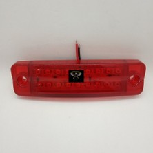 Moto Ulusoy Motosiklet Reflektör Kırmızı 18 Ledli 2 Kablolu