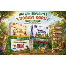 Model Çocuk Hayvan ve Doğa Temalı Hikâye Seti (4 Set- 40 Kitap) (Sınıf Kitaplığı) (2. ve 3. Sınıflar Için)