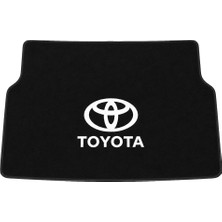 Oem Toyota Logolu Premium Bagaj Halısı (Siyah)