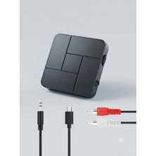 Mucize Anunnaki Bluetooth 5.0 Ses Alıcı Verici Aux Rca USB Stereo Kablosuz Mikrofonlu Araba Tv Pc Rx Tx Receiver