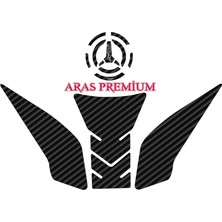 Aras Reklam ve Moto Aksesuar Rks Srk 400 Rr 2024-2025 Uyumlu Tank Pad Seti