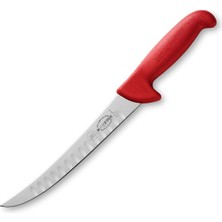 F. Ergogrip Kesme Bıçağı, Küll Bilenmiş 21 Cm, Kırmızı, 8242521K-03, Profesyonel Kalitede Hijyenik Et Bıçağı, Ergonomik Şekil, Yüksek Kaliteli Çelikten, Keskin ve Hassas Kesim Kenarı