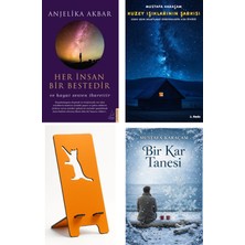 Destek Yayınları Her Insan Bir Bestedir - Anjelika Akbar + Kuzey Işıklarının Şarkısı + Telefon Tutucu + Bir Kar Tanesi