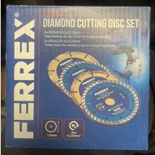 Ferrex 4 Parça Elmas Kesim Disk Seti 125 mm